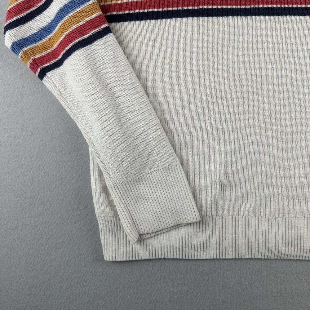 American Eagle Outfitters Women's Cozy Rainbow Stripes Size Small Sweater - Picture 6 of 12